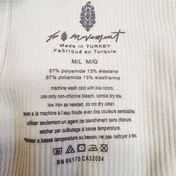 FREE PEOPLE movement x The Class turtle dove free throw bodysuit size M/L - Picture 9 of 12